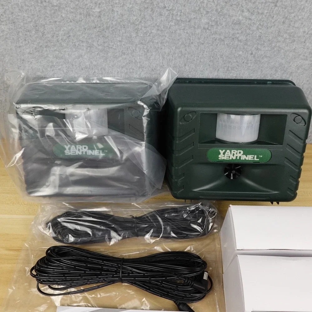 Aspectek Yard Sentinel HR1311 Animal Pest Repeller Green 2 Pack